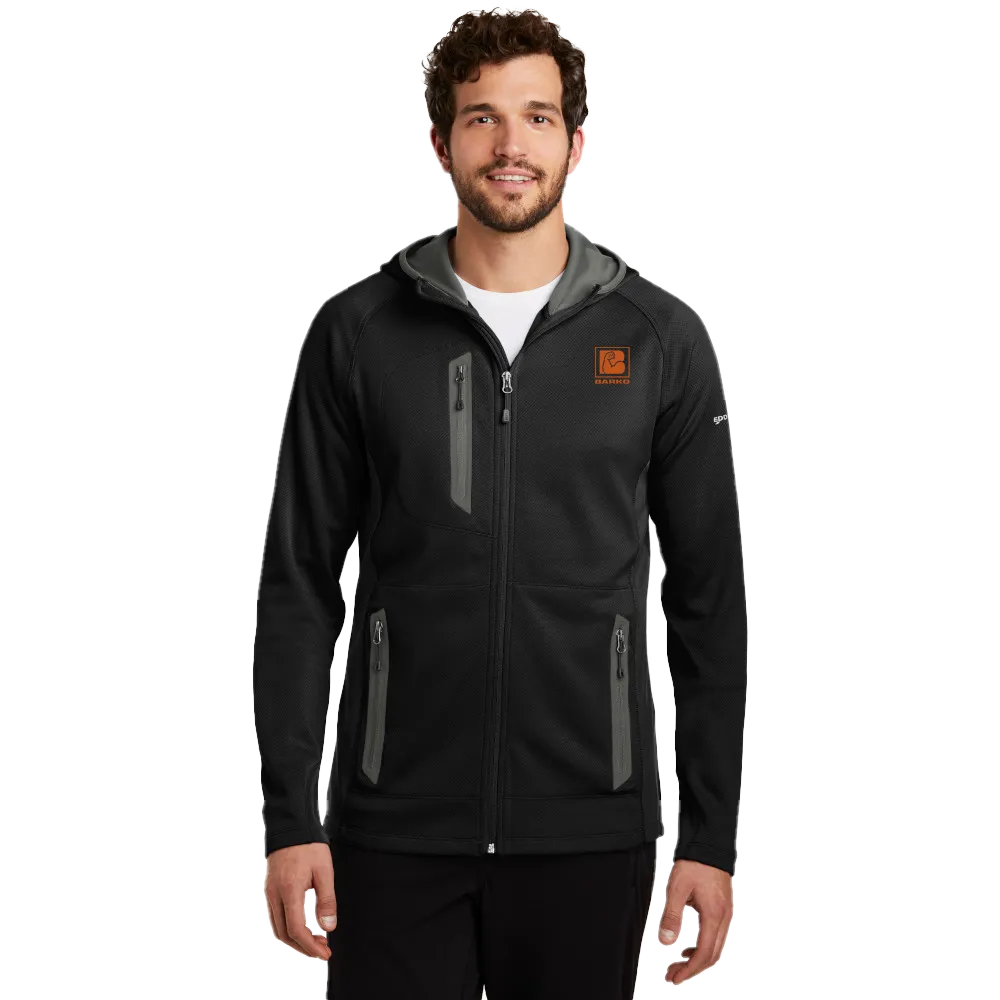 Eddie Bauer Sport Hooded Full- Zip Fleece Jacket