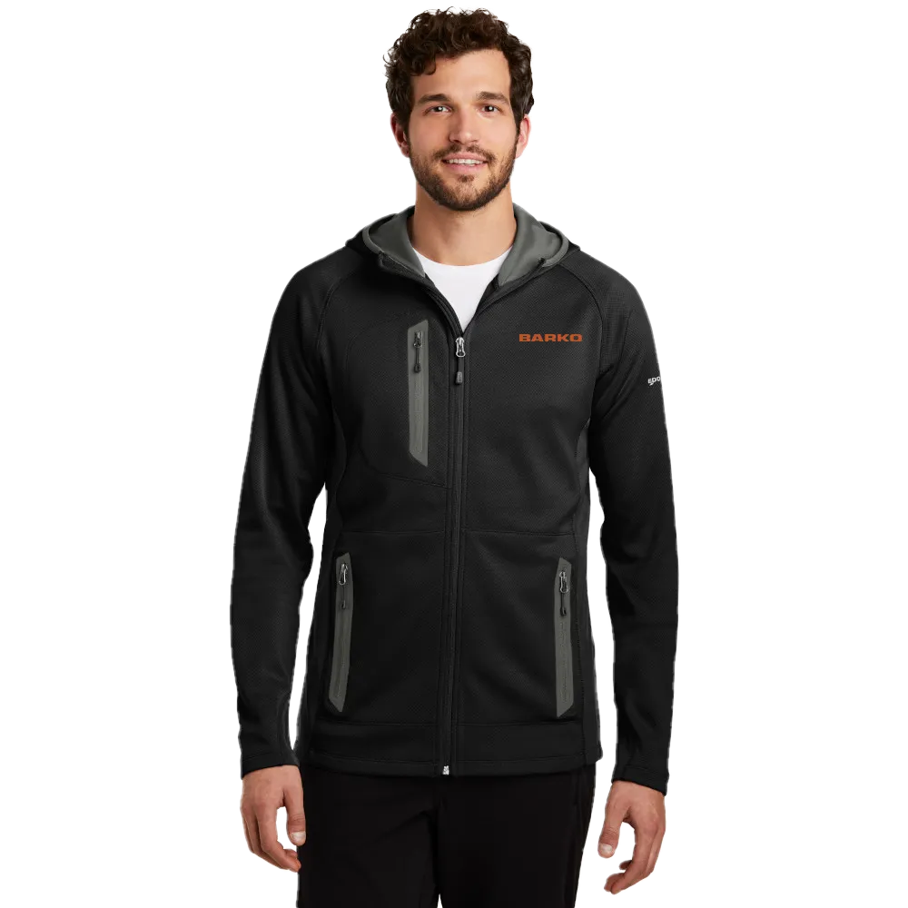 Eddie Bauer Sport Hooded Full- Zip Fleece Jacket