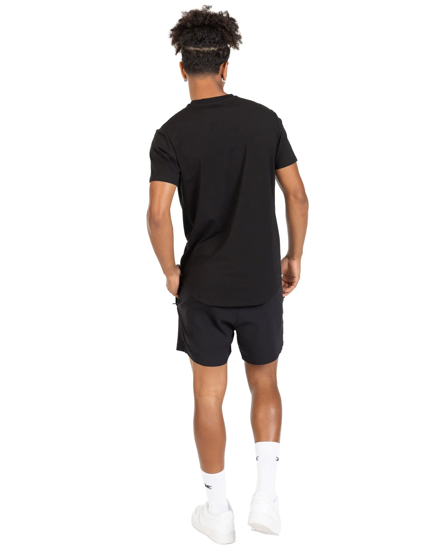 Essential Scoop Tee - Black