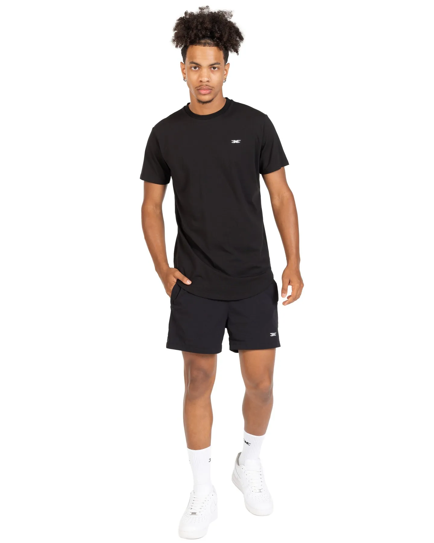 Essential Scoop Tee - Black