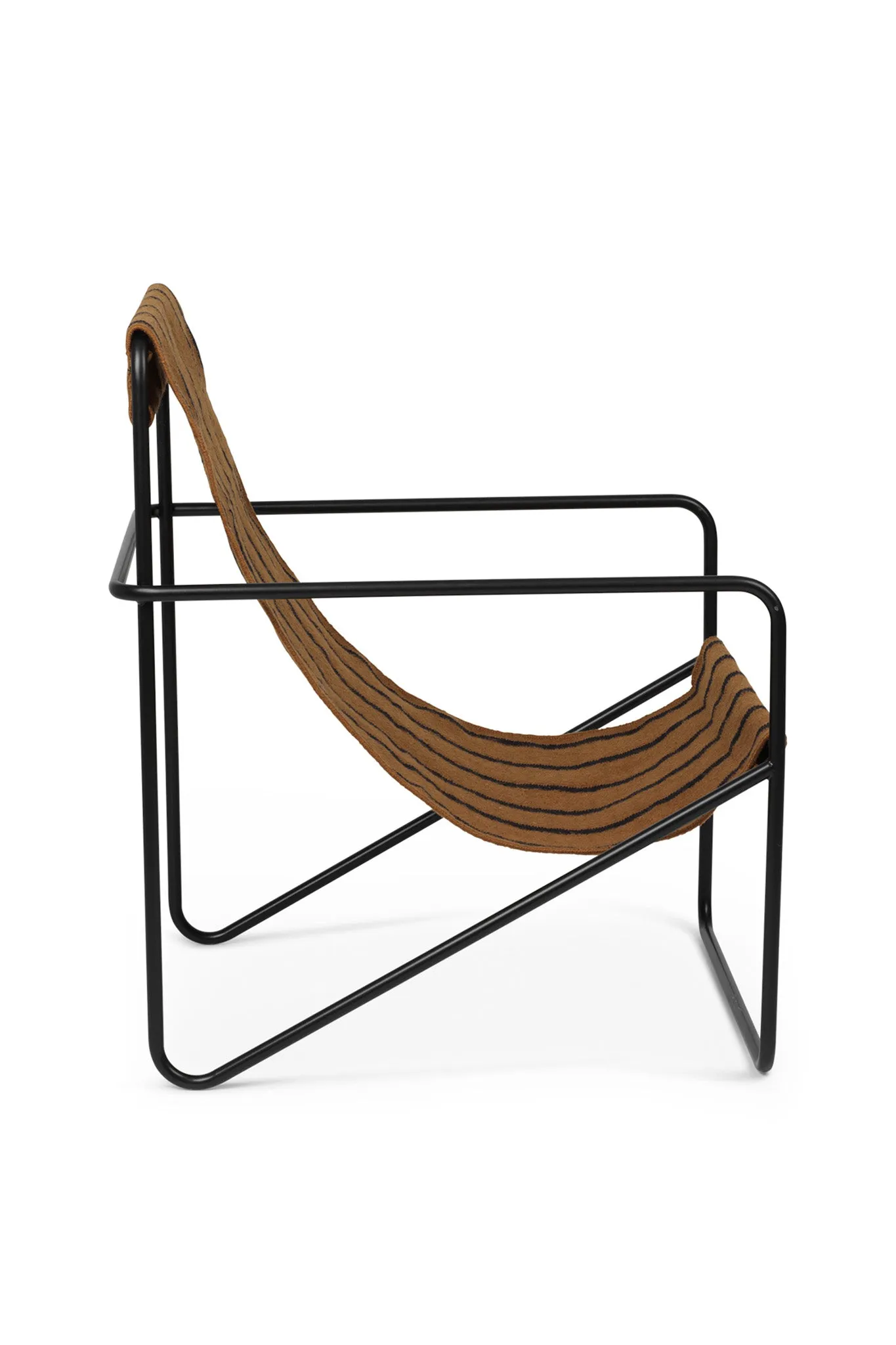 Ferm Living Desert Lounge Chair - Black Stripes