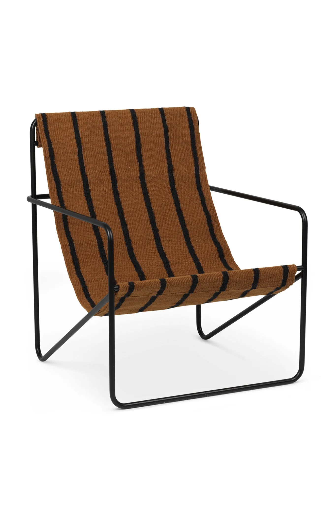 Ferm Living Desert Lounge Chair - Black Stripes
