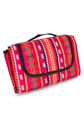 Foldable showerproof Beach Blanket | ROSE | 0493YY