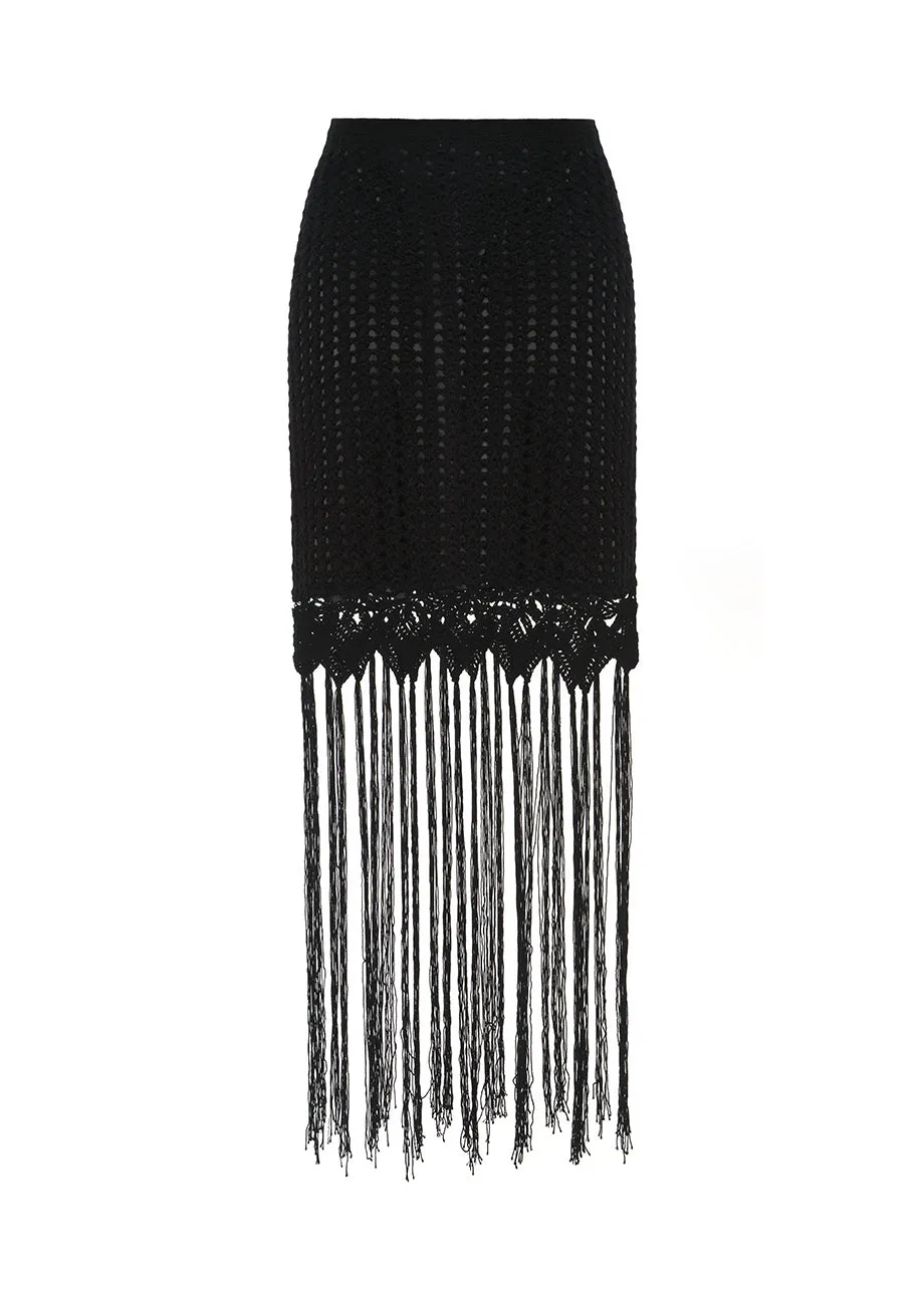 FRINGE SKIRT