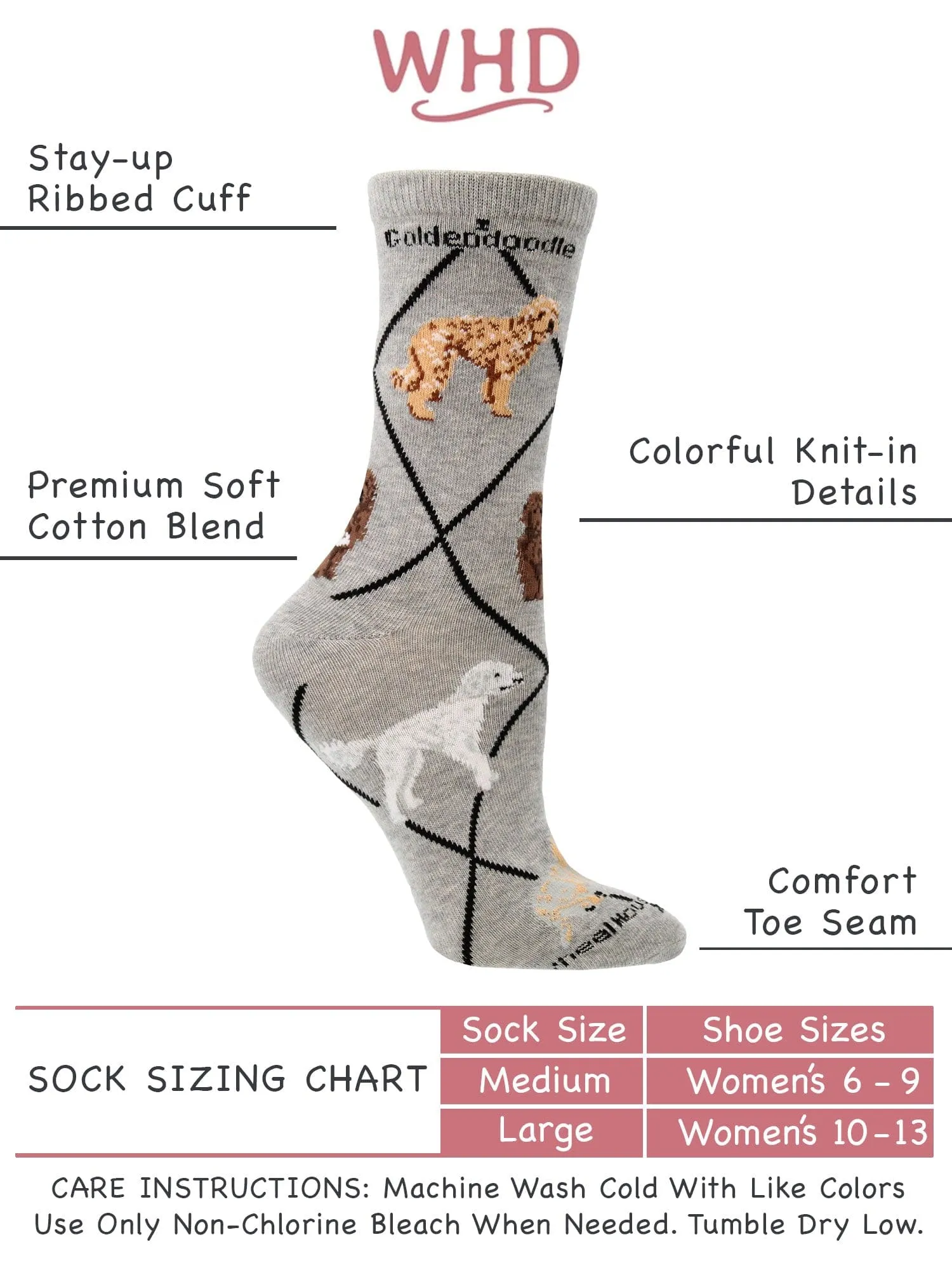Goldendoodle Socks Perfect Dog Lovers Gift
