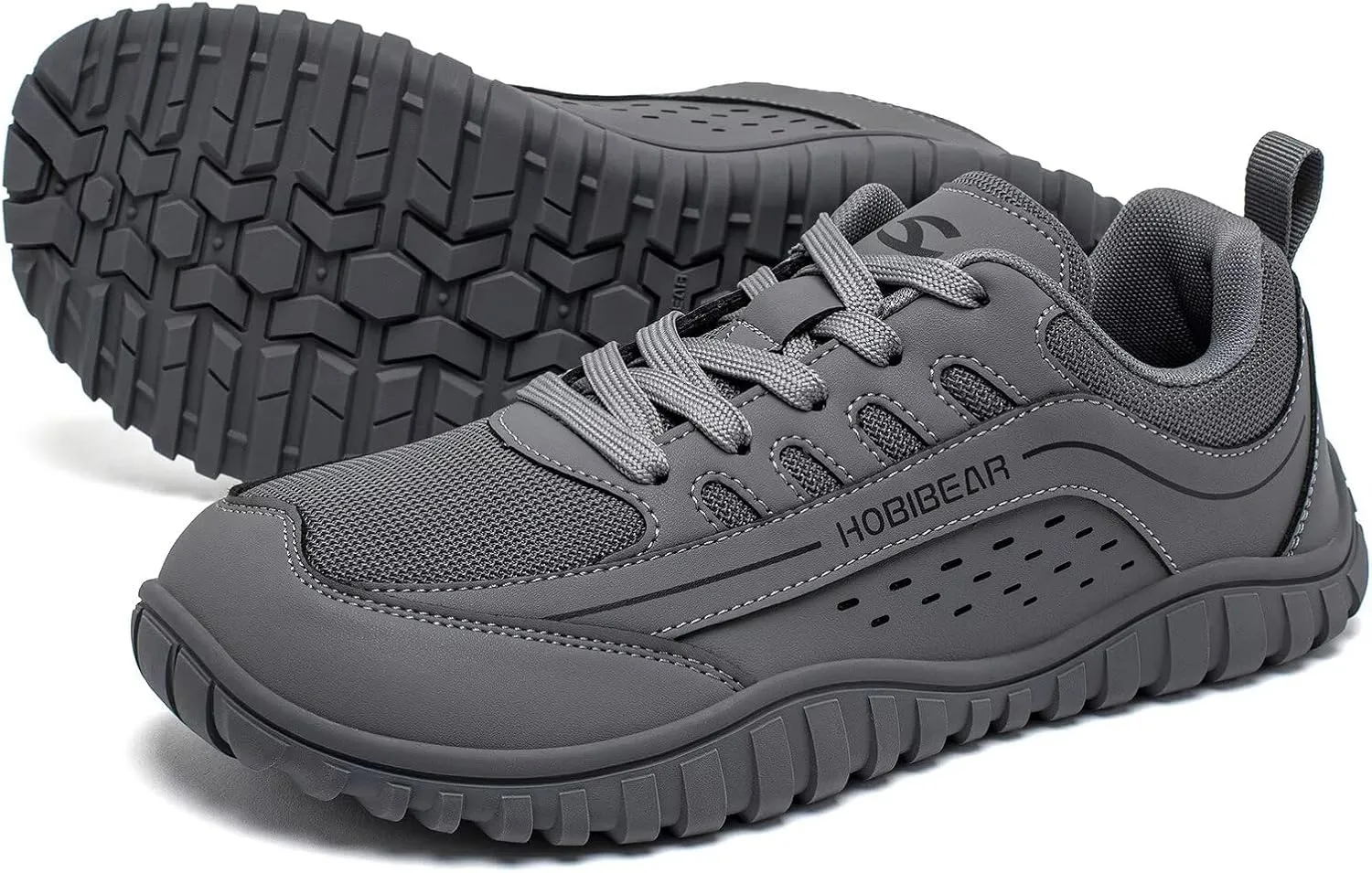 HOBIBEAR Zero Drop Barefoot Shoes|Trail Running Sneakers for Women Men|Wide Toe Box Fashion Walking Shoes