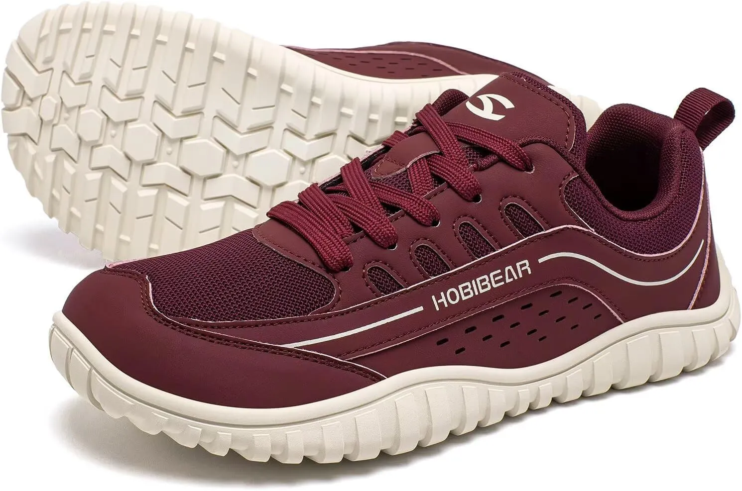 HOBIBEAR Zero Drop Barefoot Shoes|Trail Running Sneakers for Women Men|Wide Toe Box Fashion Walking Shoes