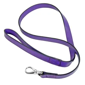Imperial Dog Leash in Lavender & Nickel