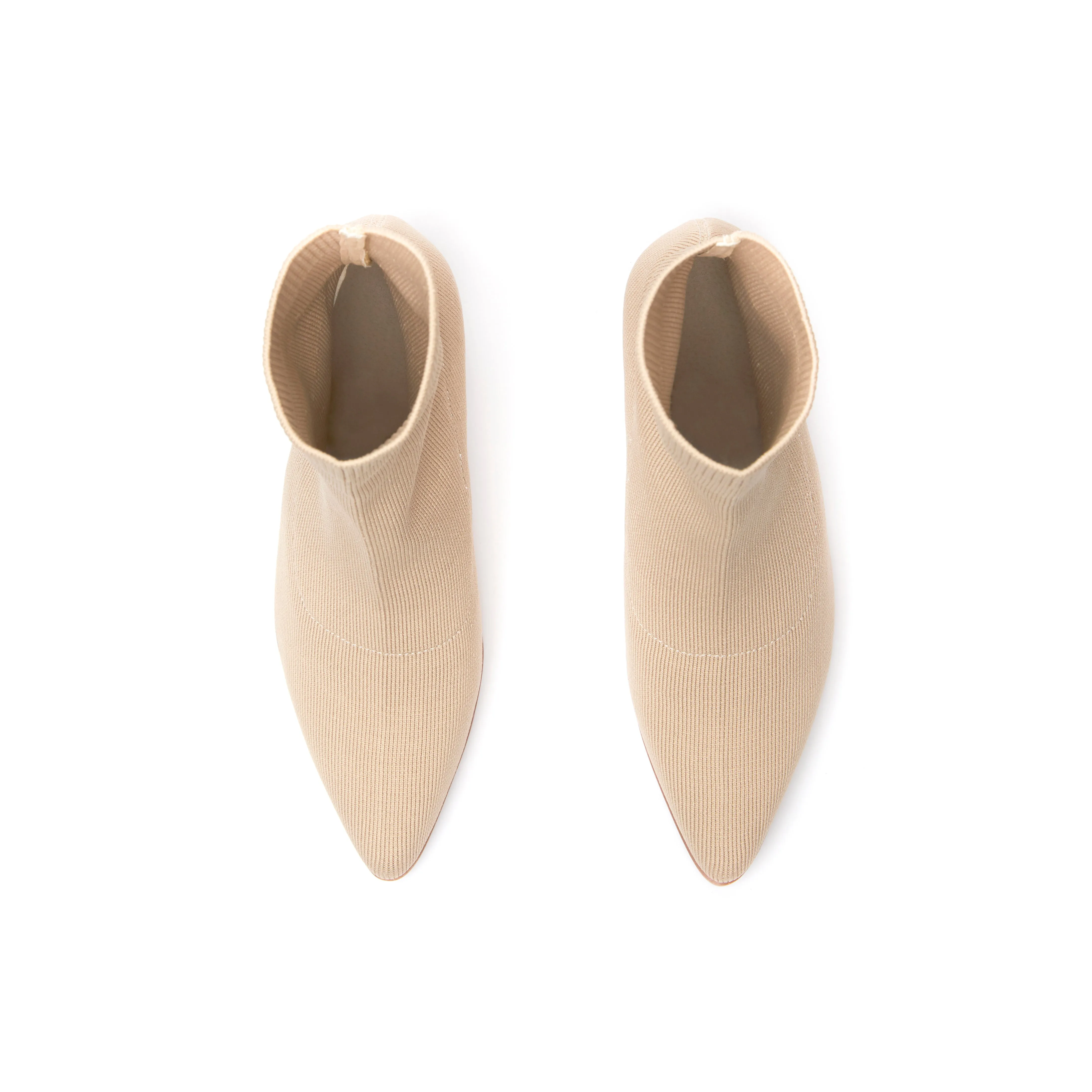 Kala Knit Boots - Beige (BEI)