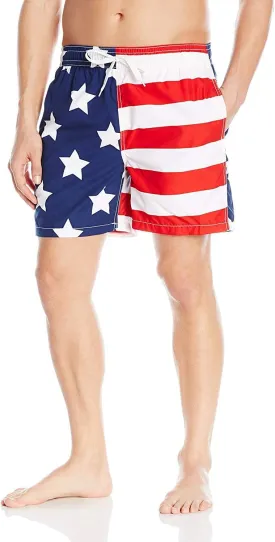 Kanu Surf Men's Monaco Swim Trunks (Regular & Extended Sizes)