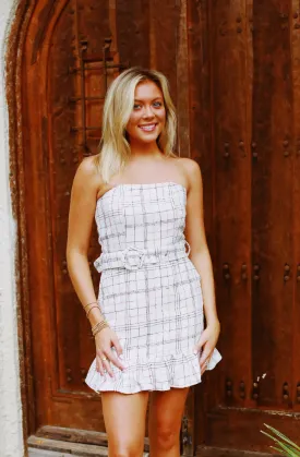 Keeping Classy Dress - White Multi
