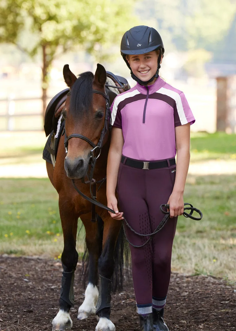 Kids Top Rail Coolcore® Short Sleeve Riding Shirt