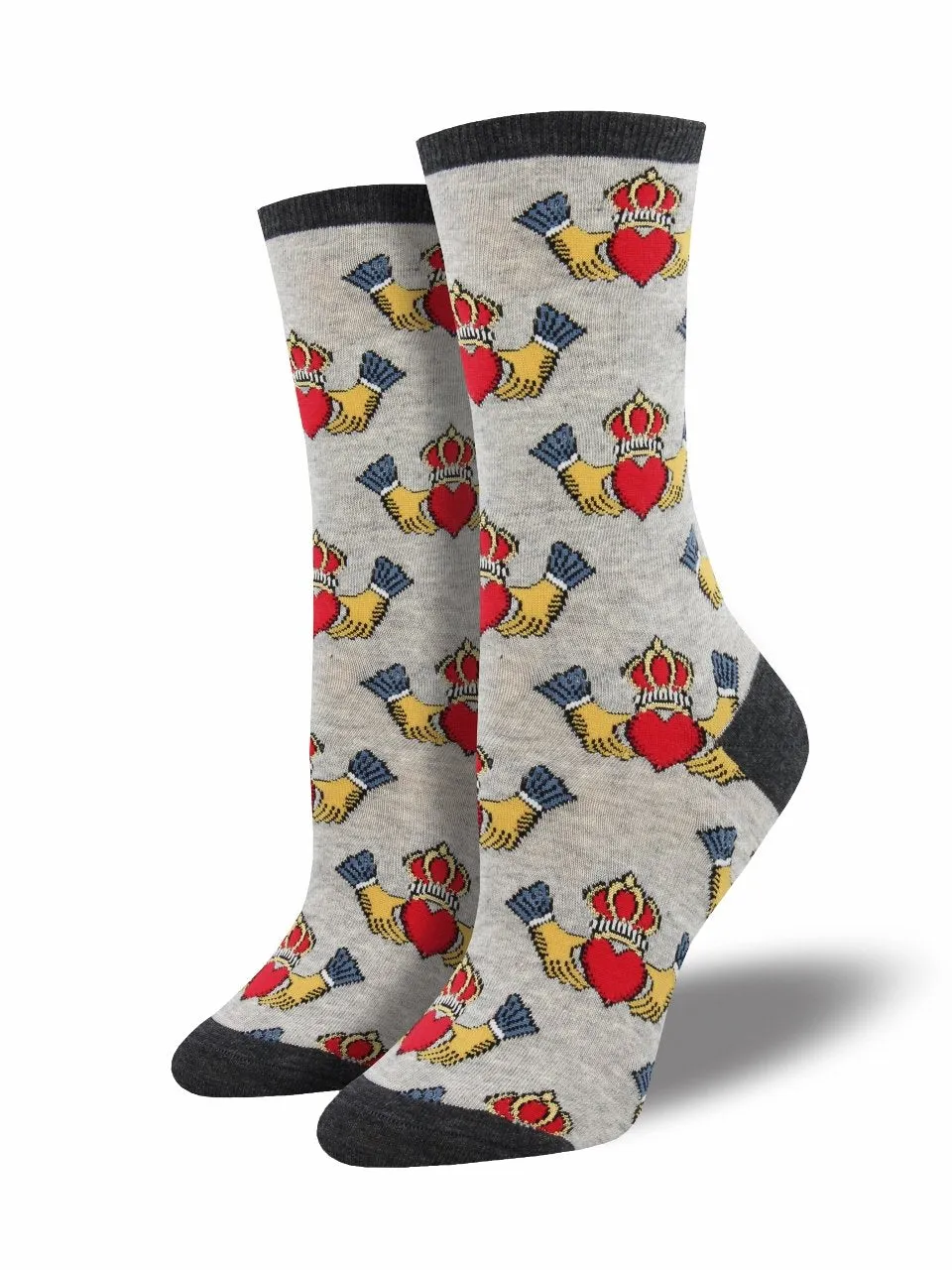 Ladies Claddagh Graphic Socks