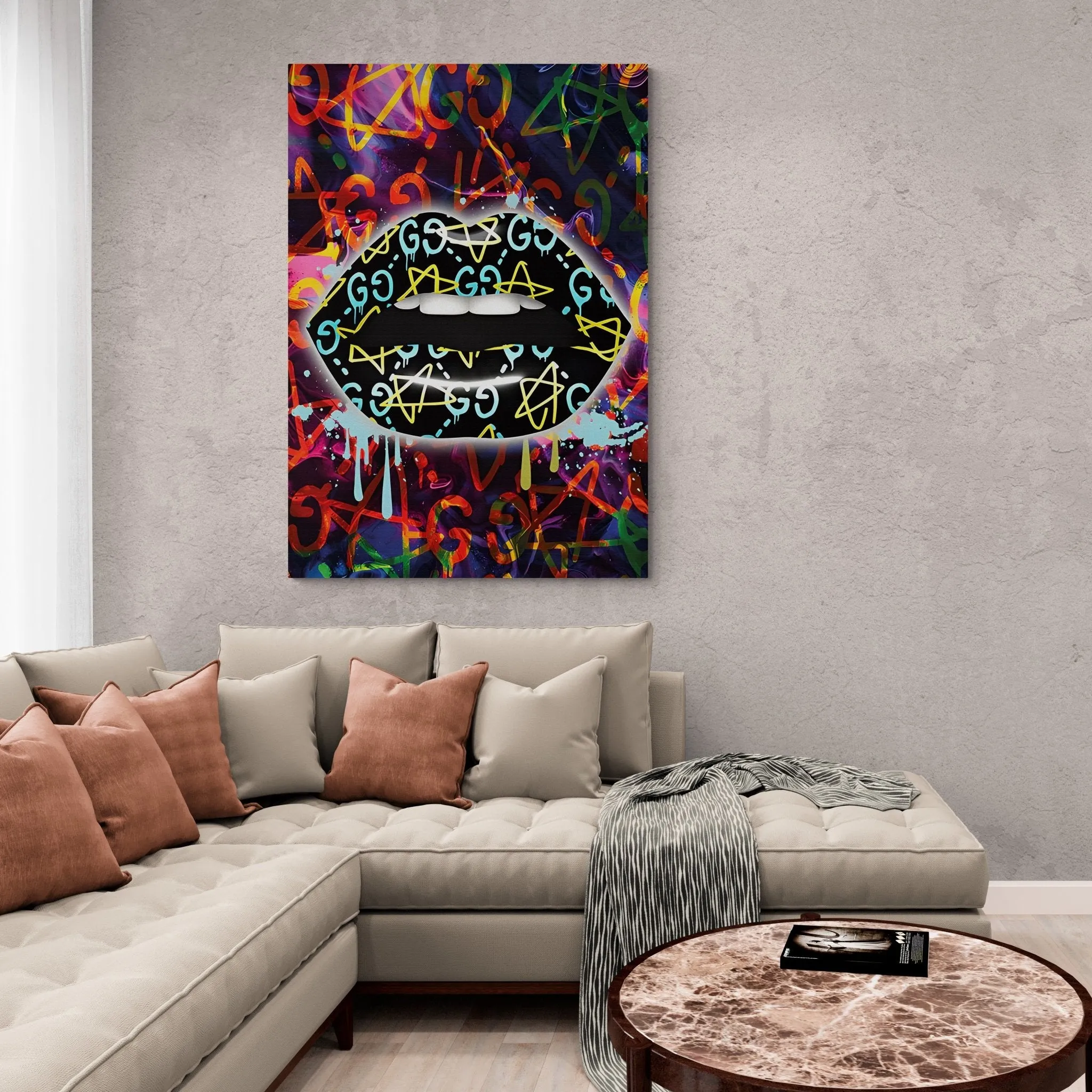 Lips Wall Art
