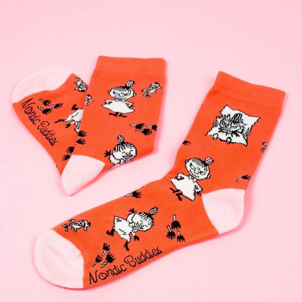 Little My Happiness Socks Orange 36-42 - Nordicbuddies
