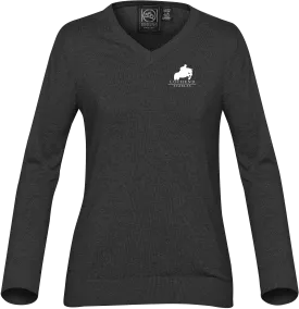 Lochend Stables 'Laguna' V-Neck Knit Sweater.