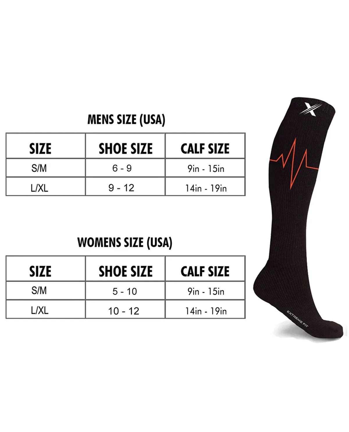 Medical Theme Knee-High Compression Socks -- Large/X-Large