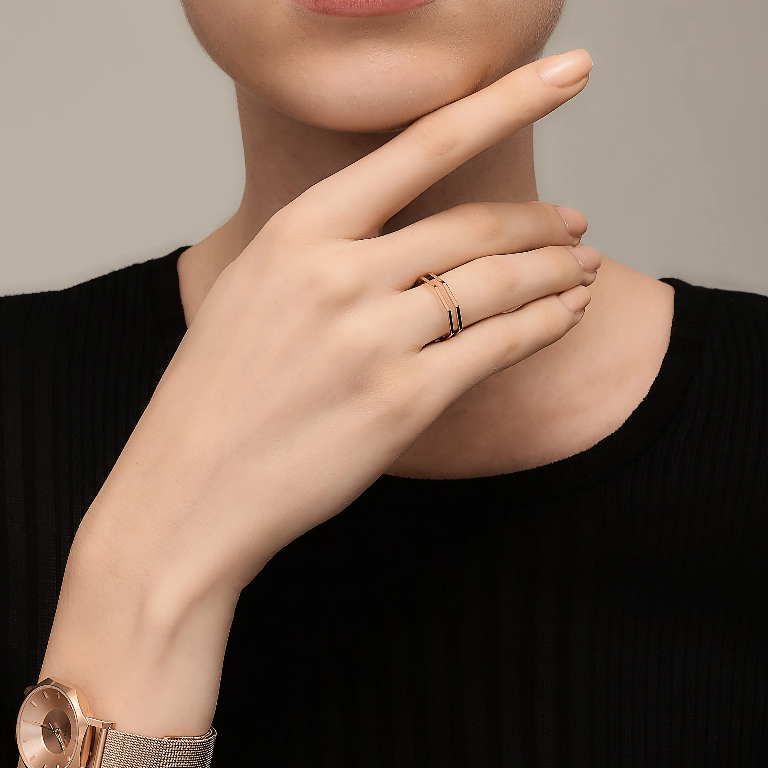Okto Double IL Bracciale   Okto Double Ring
