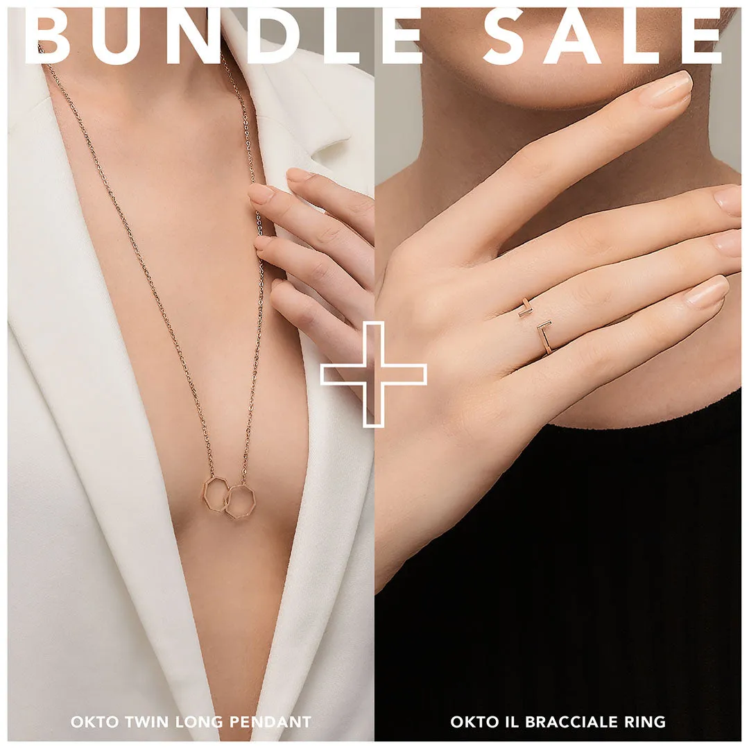 Okto Twin Long Pendant   Okto IL Bracciale Ring