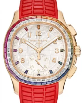 Patek Philippe Aquanaut Rose Gold Automatic Factory Diamonds Aquanaut Luce "Rainbow" 7968/300R-001