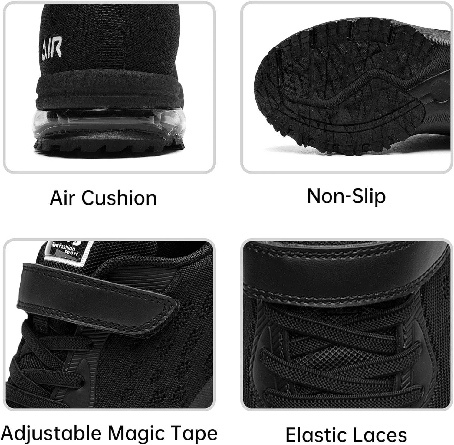 PERSOUL Kids Shoes for Boys Girls Children Tennis Sports Athletic School Running Sneakers