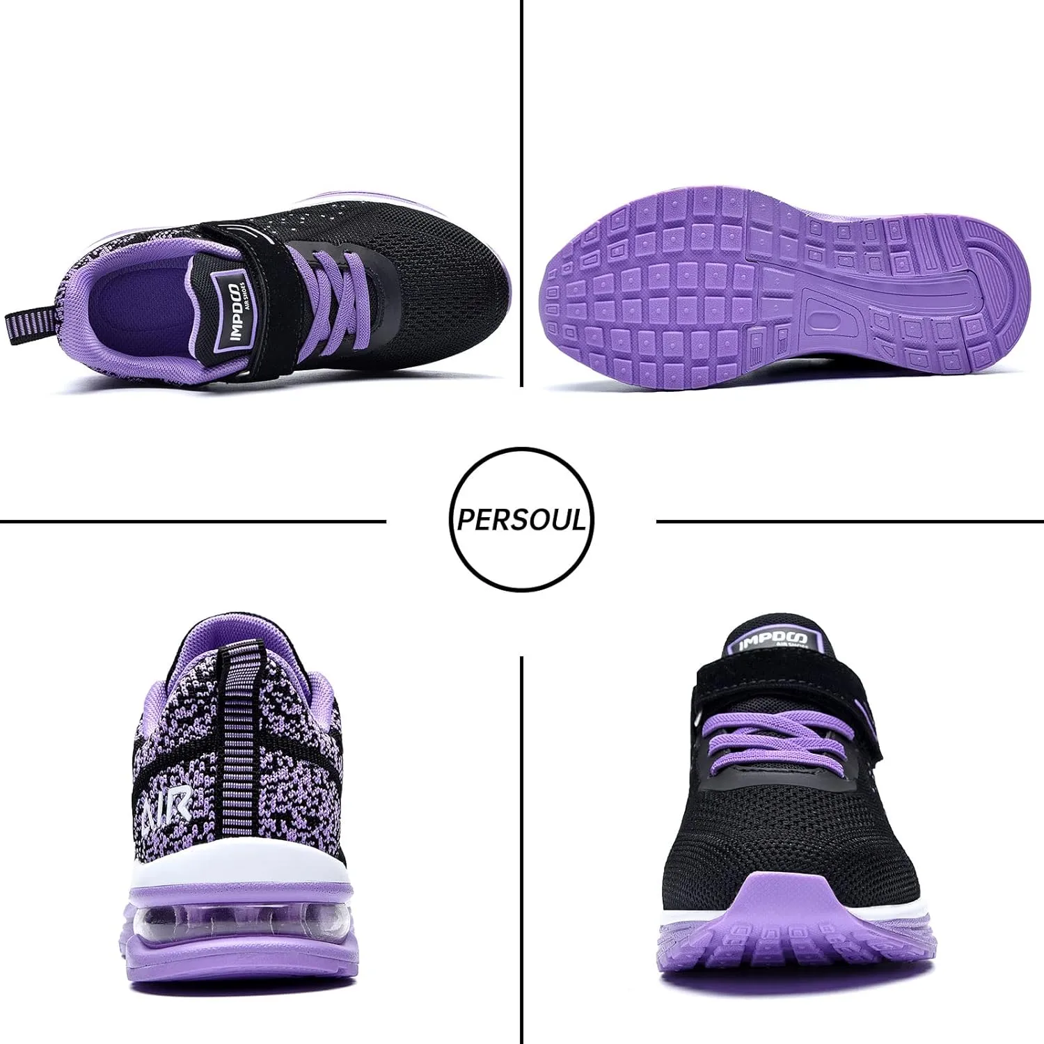 PERSOUL Kids Shoes for Boys Girls Children Tennis Sports Athletic School Running Sneakers