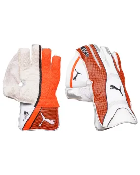 Puma Evo 1 Orange Cricket Keeping Gloves - Youth