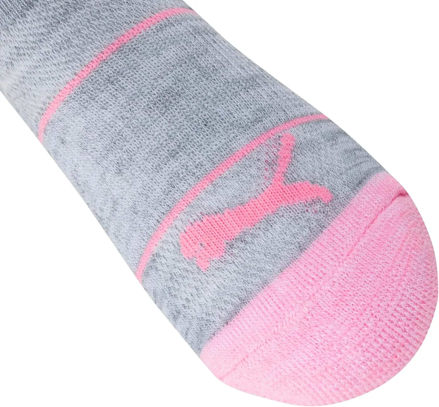 PUMA Girls' Little 8 Pack Low Cut Socks   Hair Ties