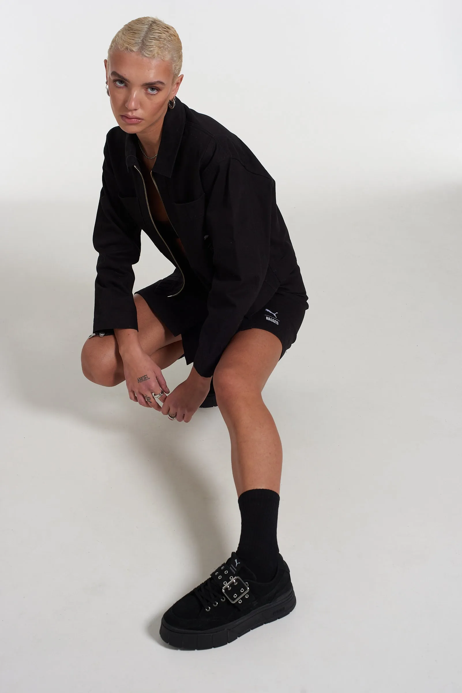 PUMA x The Ragged Priest Black Mayze Stack Trainer