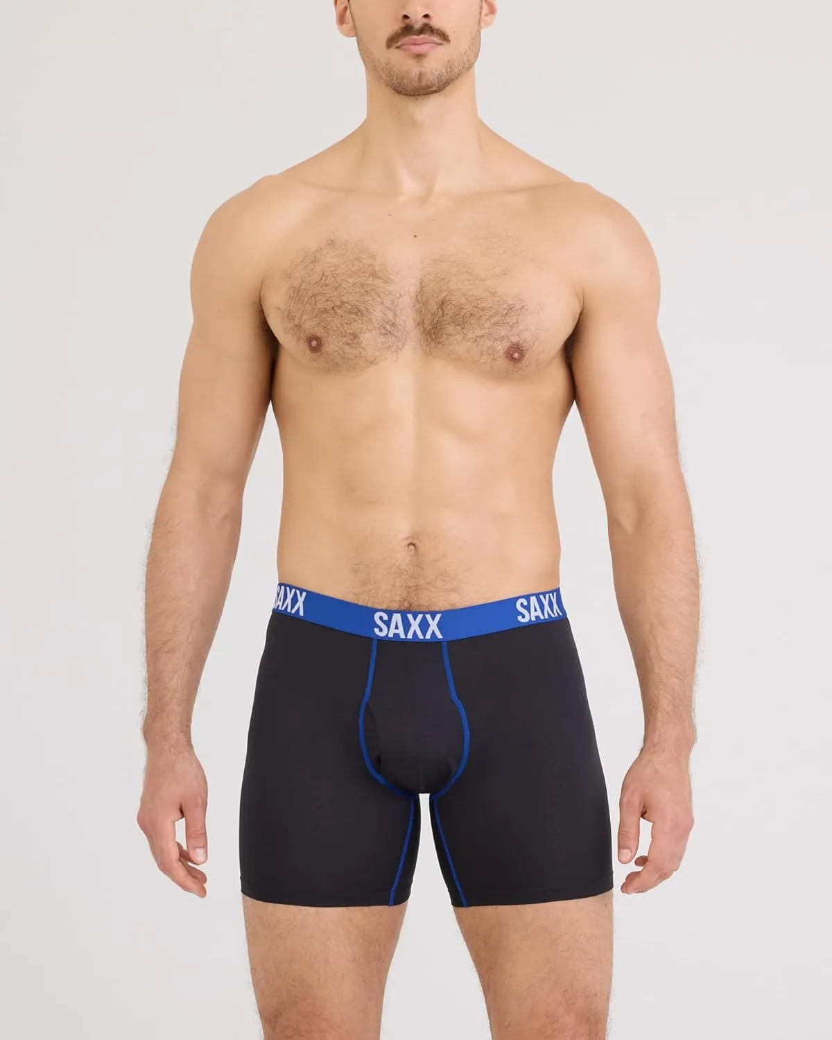 SAXX Underwear Co. Men's Underwear with Pouch Core Performance Mesh Boxer Brief Fly 3Pk