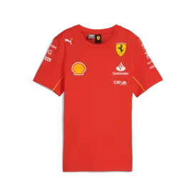 Scuderia Ferrari F1 2024 Women's Team T-Shirt - Red