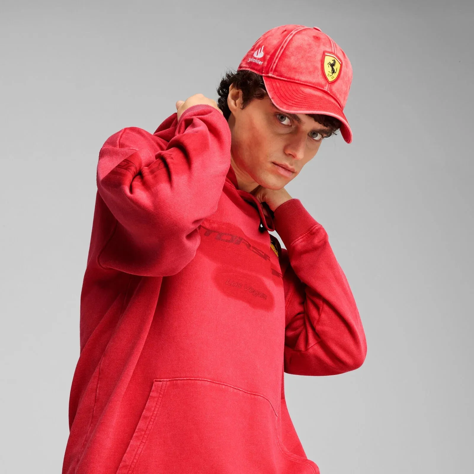 Scuderia Ferrari F1 Special Edition Las Vegas GP Team Hat - Desert Sun Red