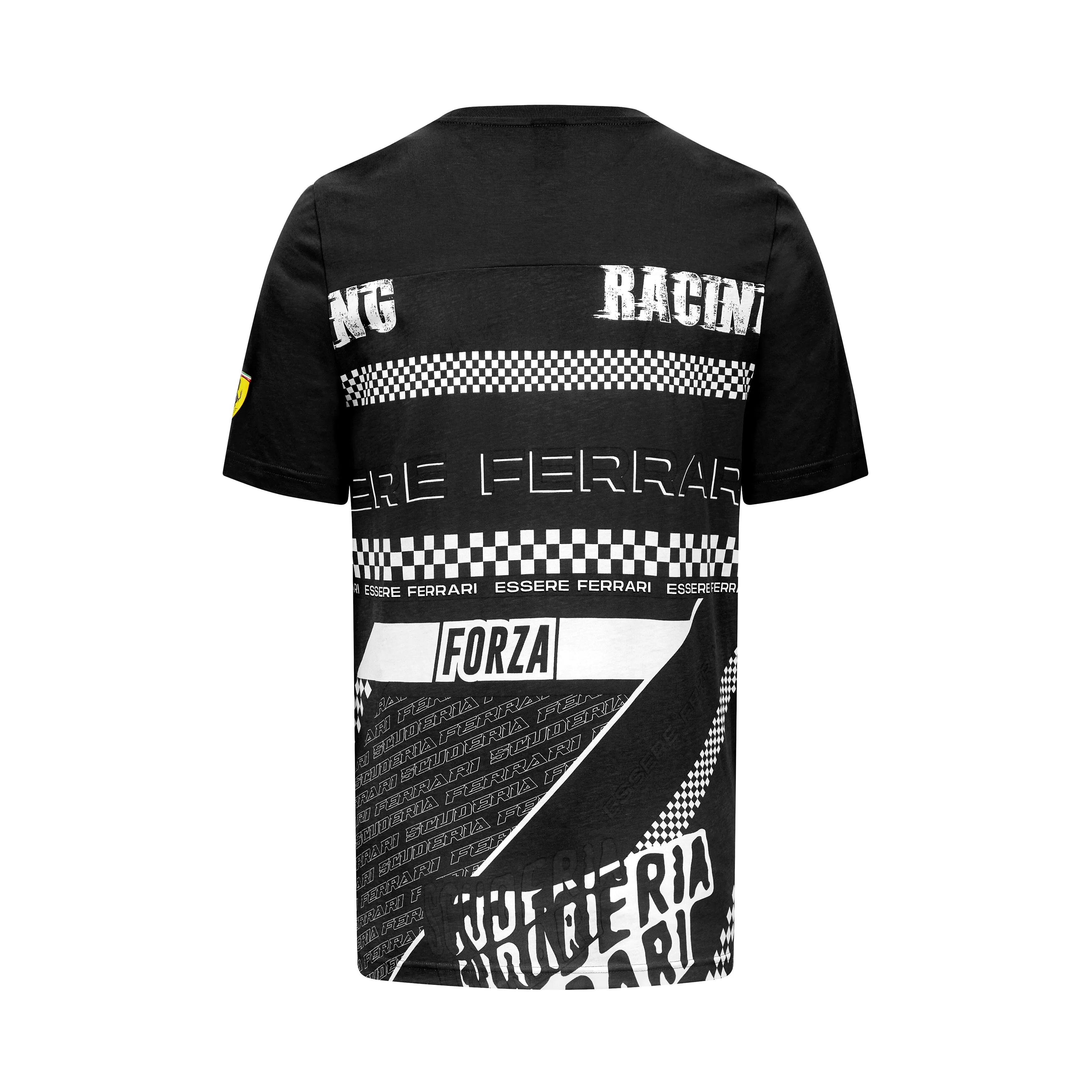 Scuderia Ferrari Men's Puma Graphic T-Shirt-Red/Black