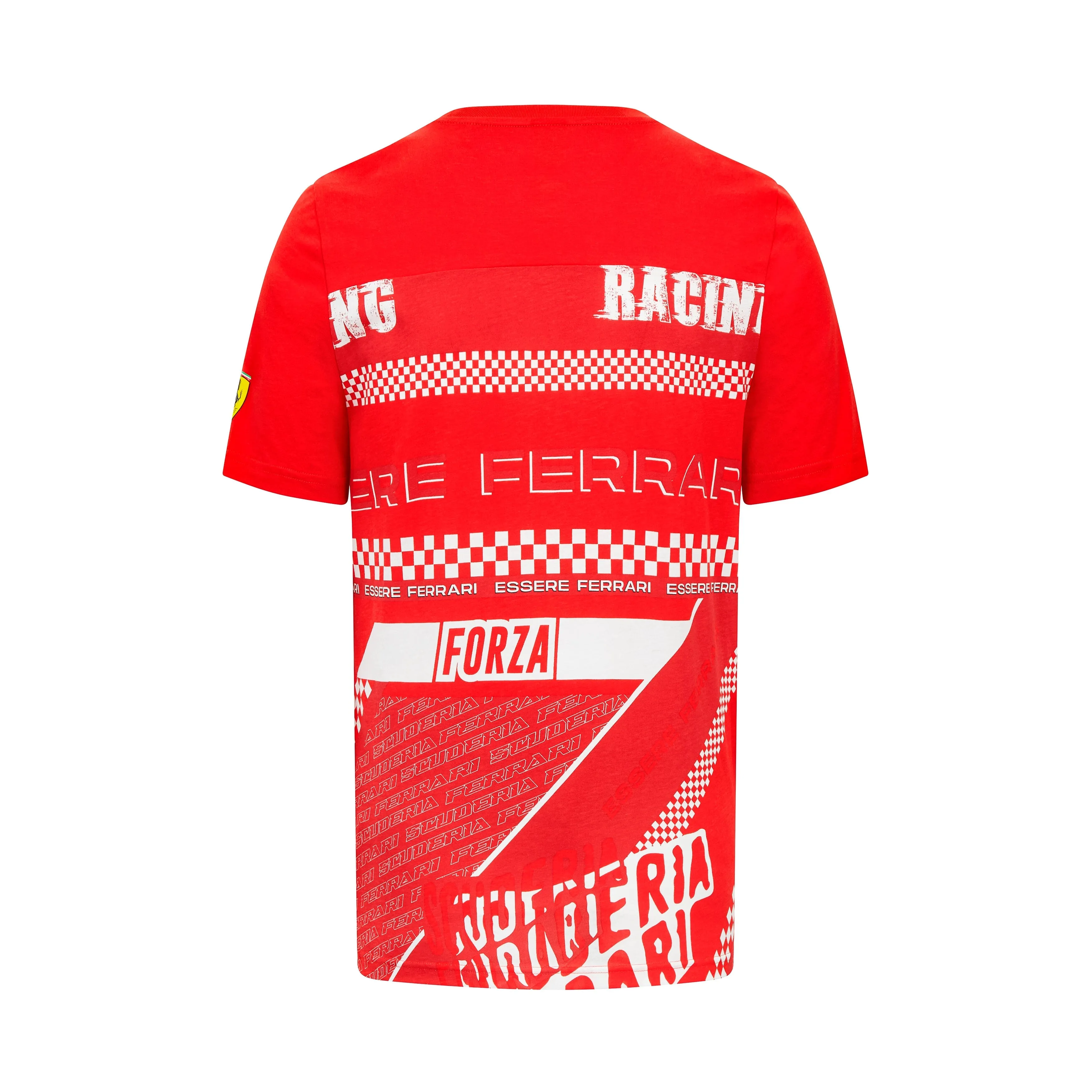 Scuderia Ferrari Men's Puma Graphic T-Shirt-Red/Black