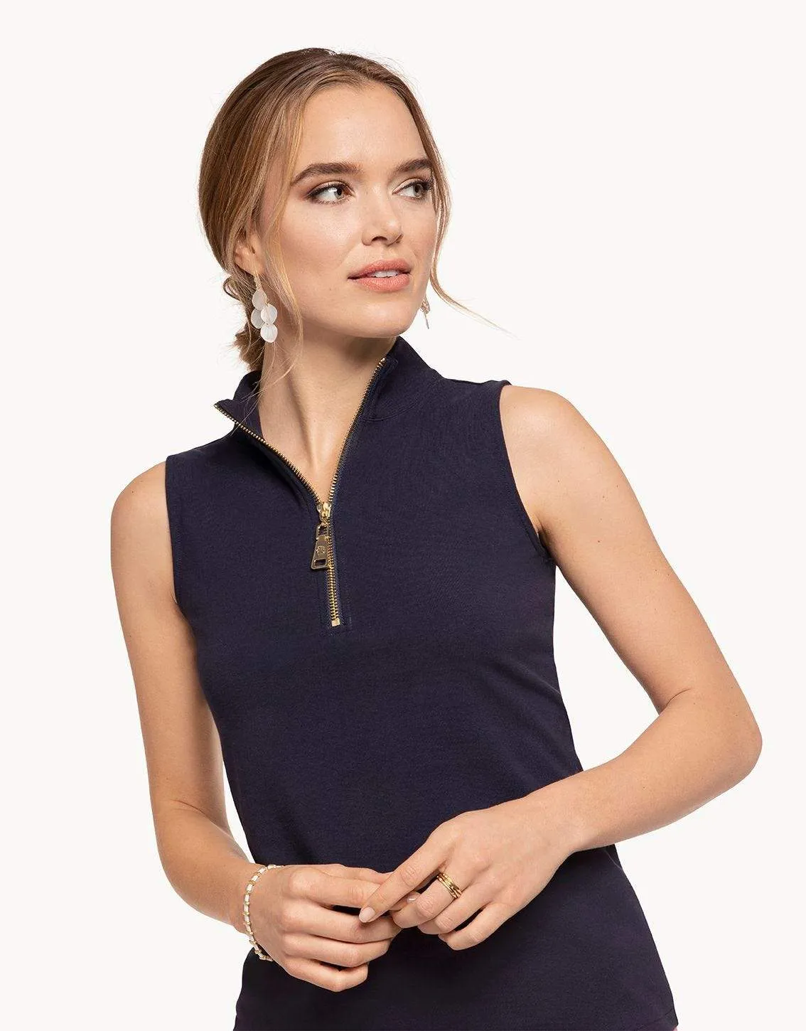 Serena Half-Zip Top