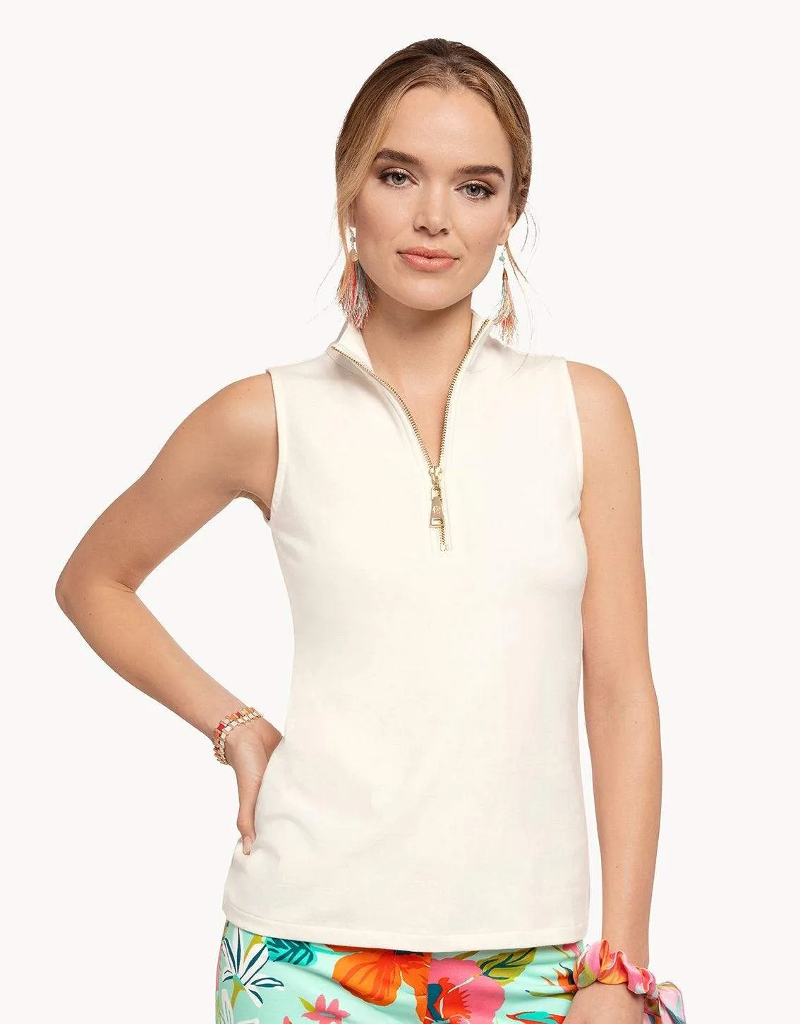 Serena Half-Zip Top