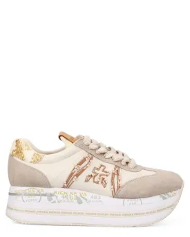 Sneakers BETH 7375 Platform in Pelle e Suede