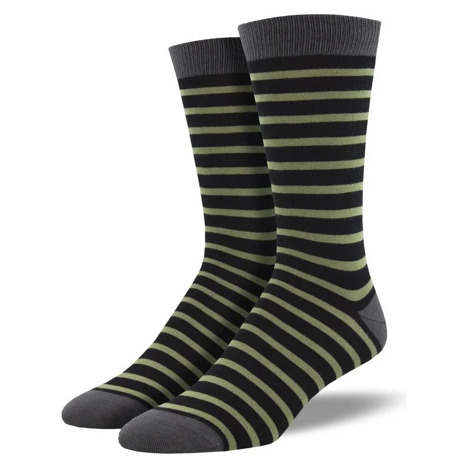 Socksmith Bamboo Basic Sailor Stripe Men's Sock