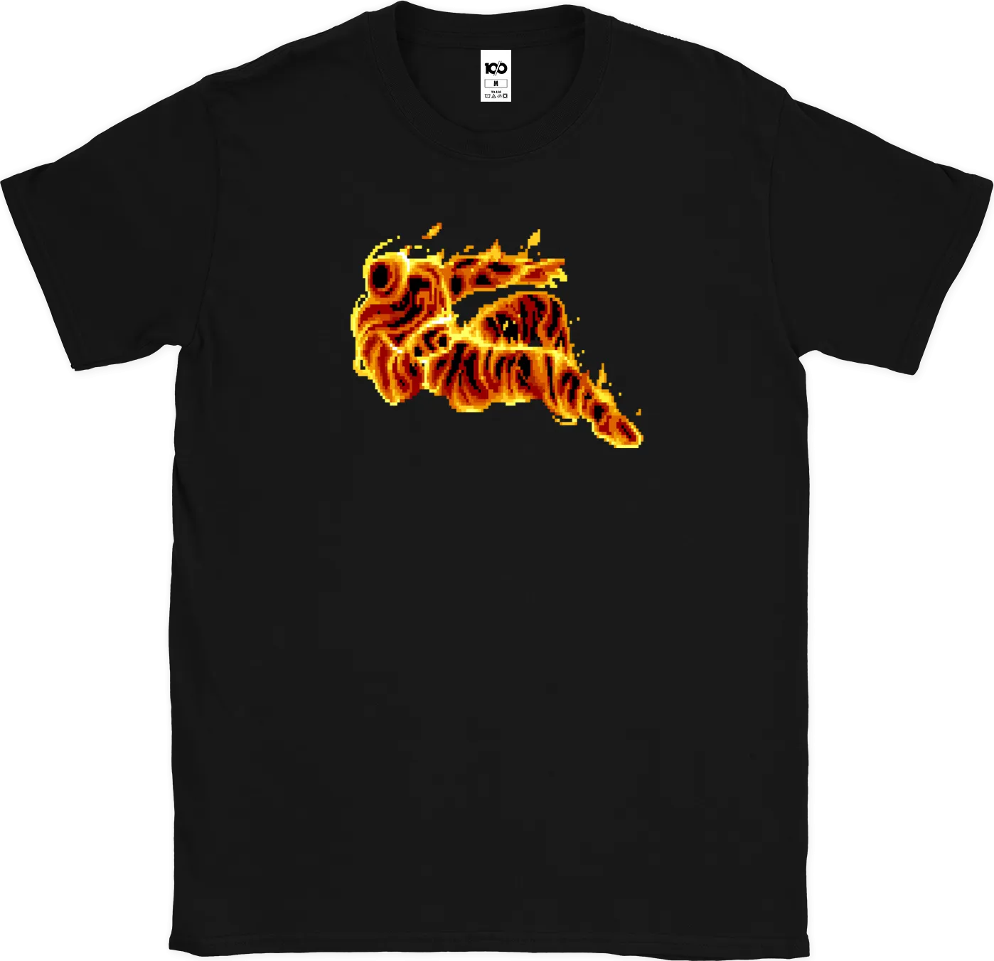 STREET FIGHTER 'Burning Sprite' t-shirt - Black