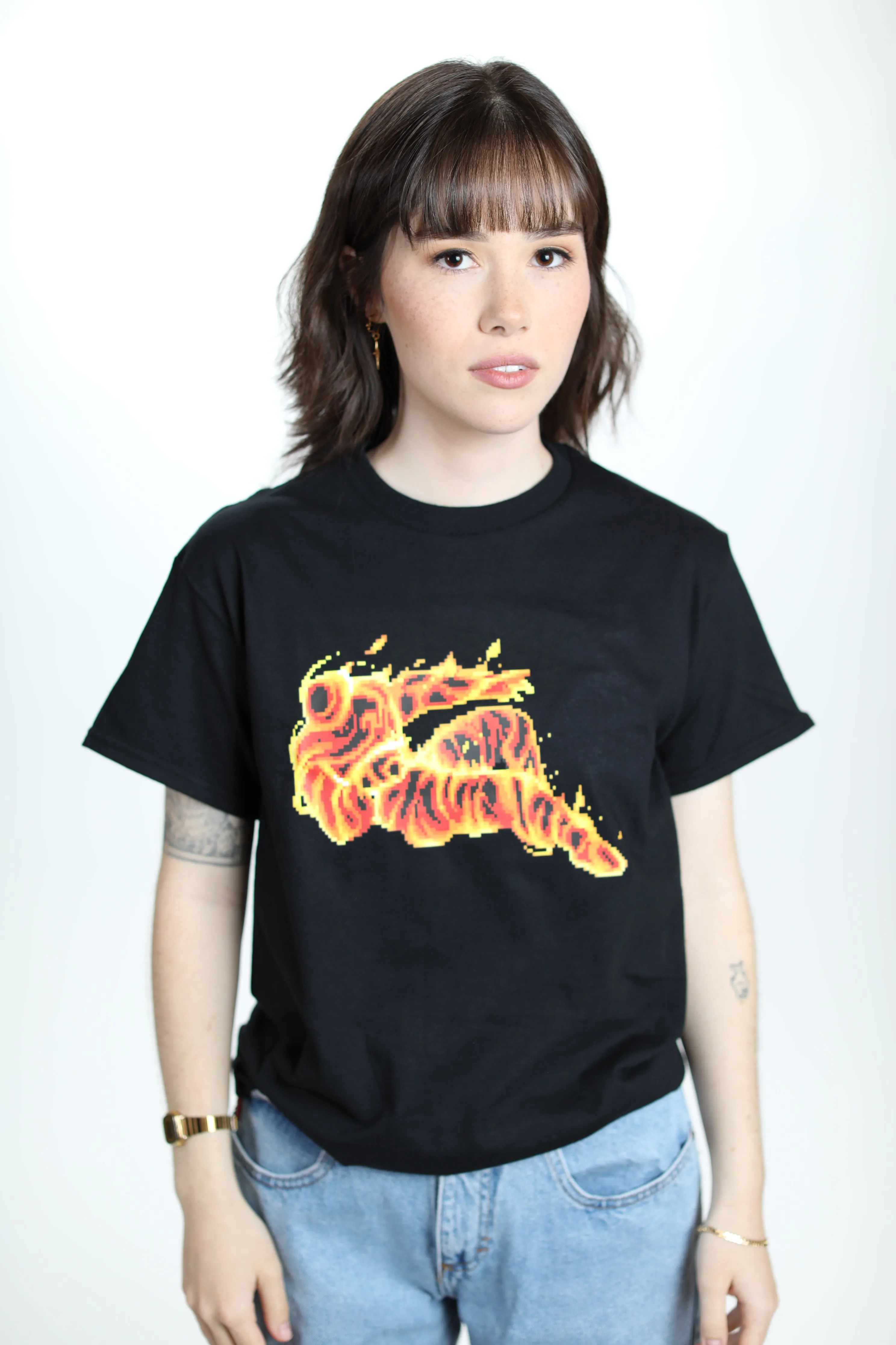 STREET FIGHTER 'Burning Sprite' t-shirt - Black