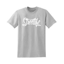 Street Life Era Cursive Street Life Grey T-Shirt