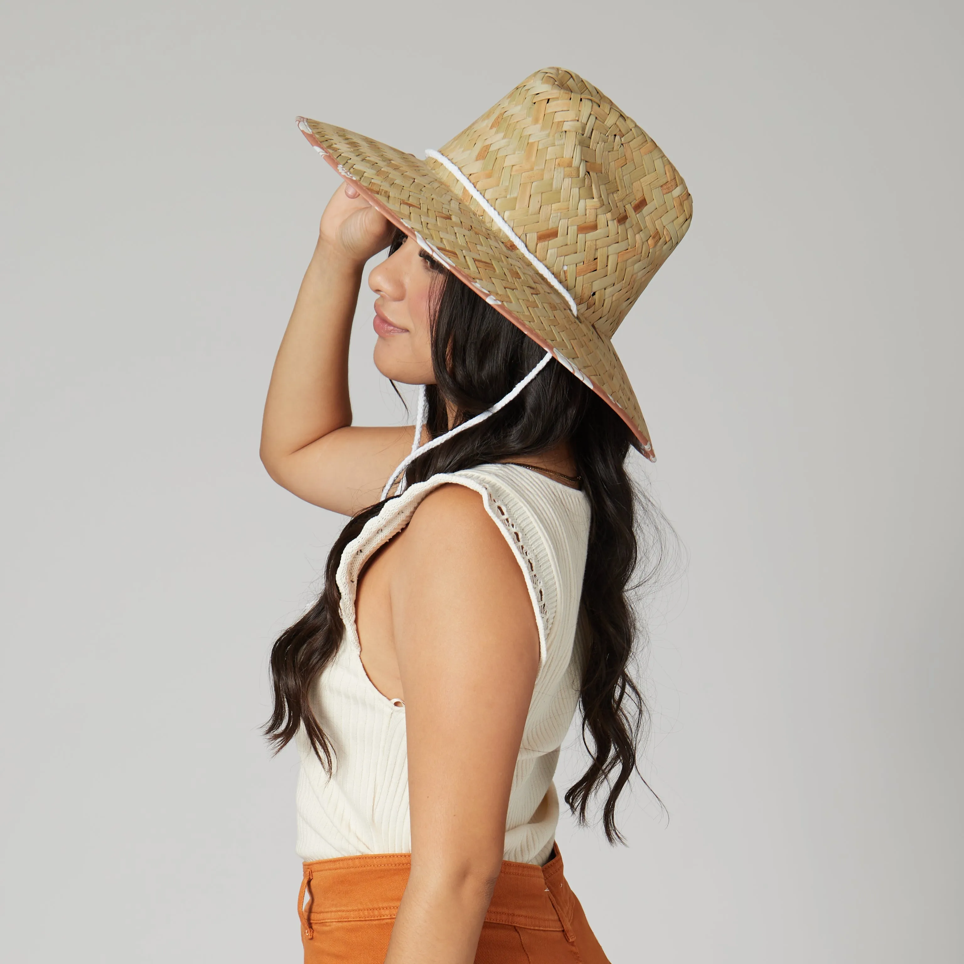 The On Duty Lifeguard with underbrim prints