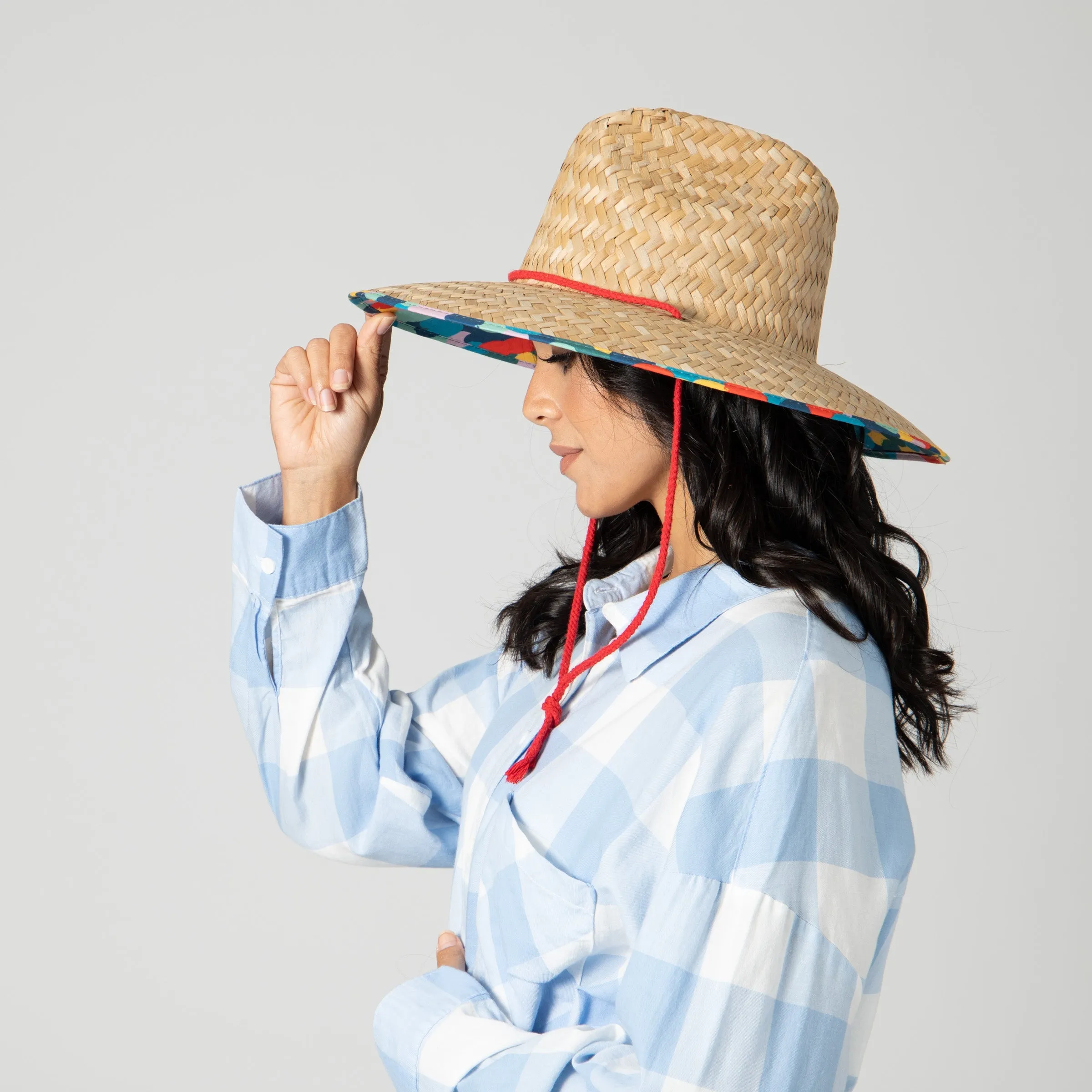 The On Duty Lifeguard with underbrim prints