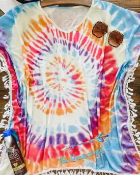 Tie Dye Swim Cover Up Women's