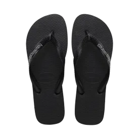 Top Rubber Logo Filete Flip Flops