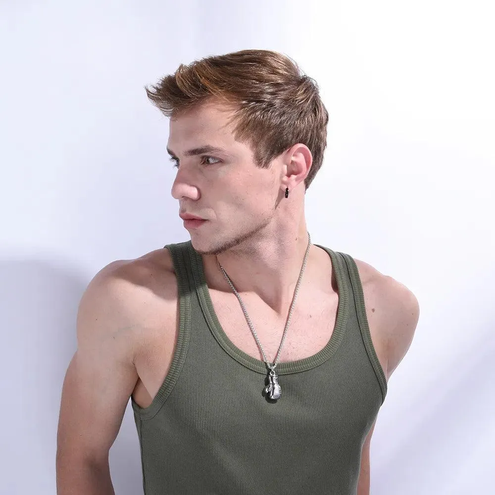 U7 Boxing Necklace 24"" Chain