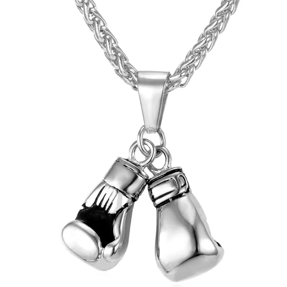 U7 Boxing Necklace 24"" Chain