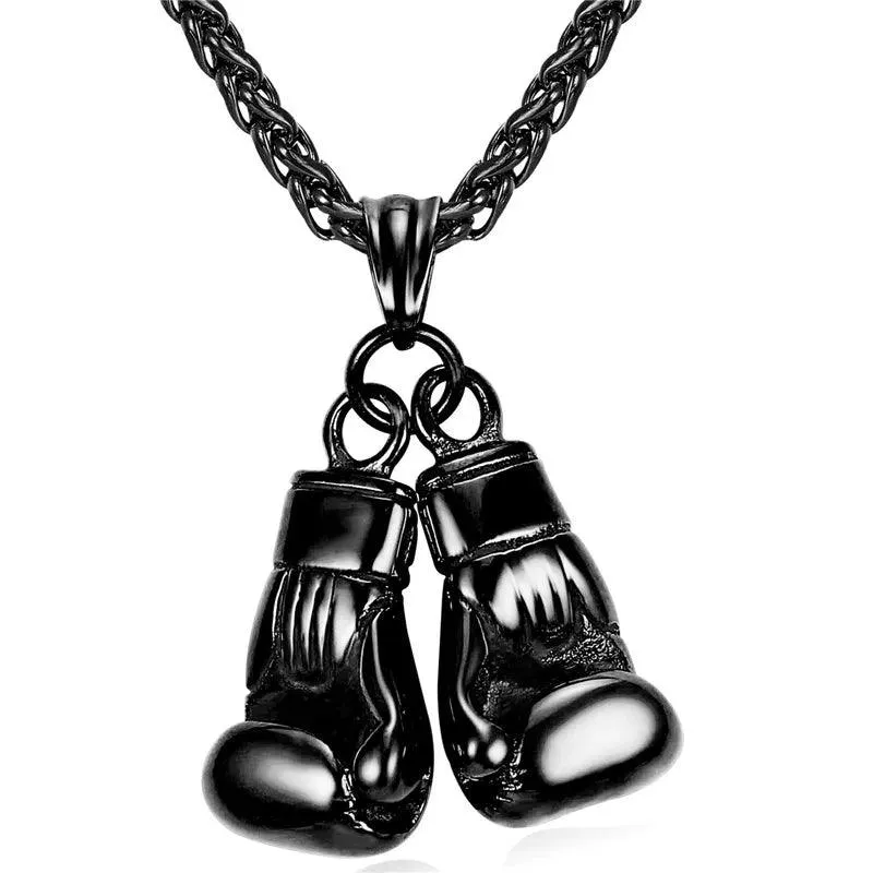 U7 Boxing Necklace 24"" Chain