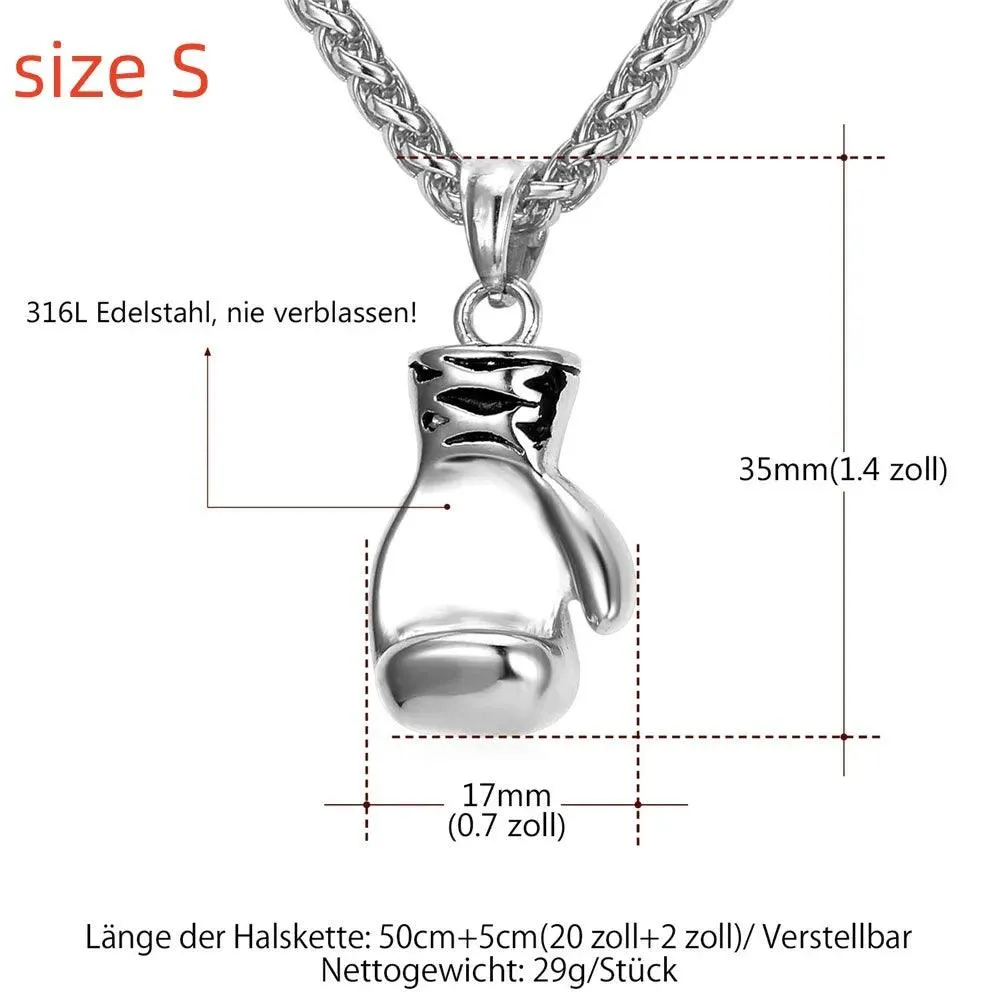 U7 Boxing Necklace 24"" Chain