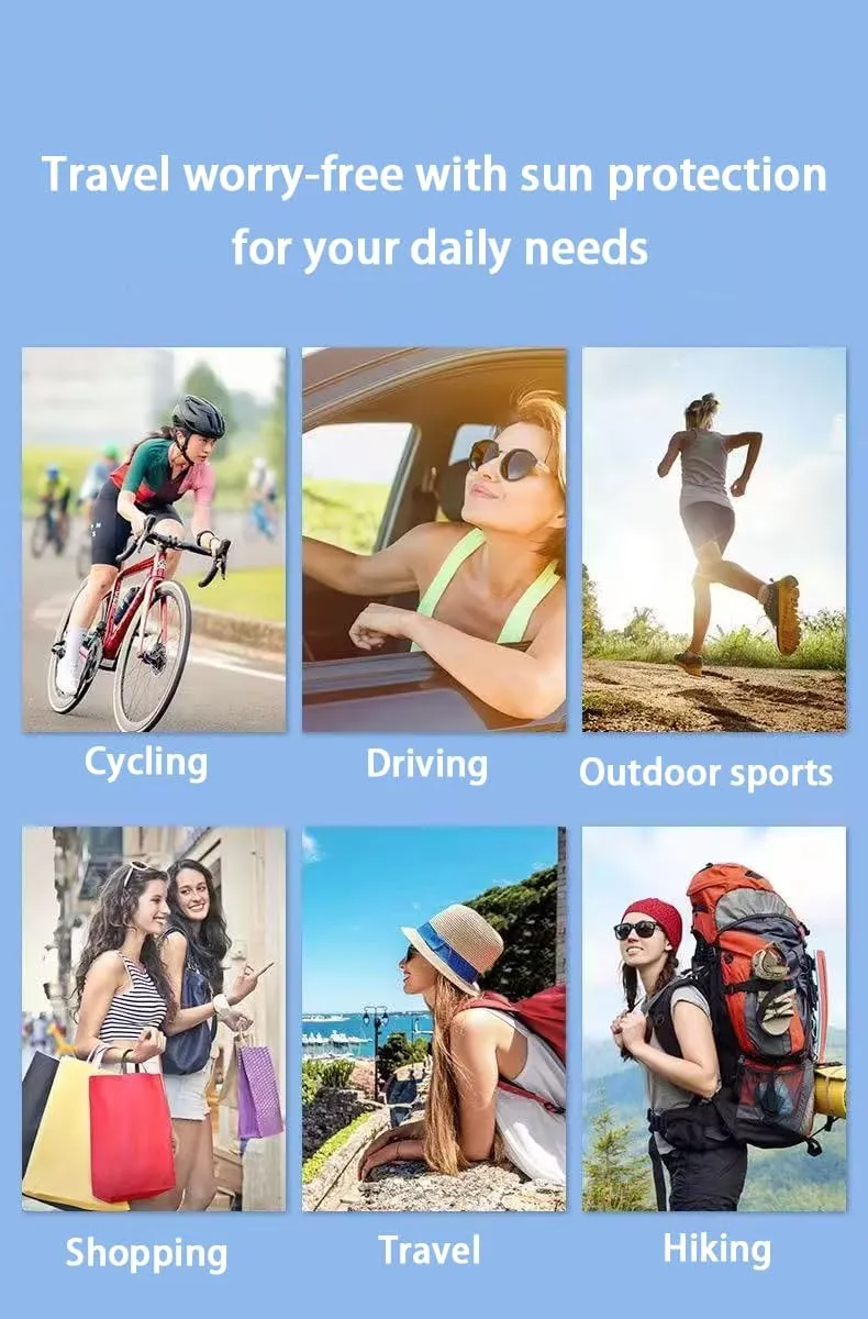 Women's Summer Cooling UV Protection Gloves for Driving, Riding & Outdoor Activities - Breathable Touchscreen Ice Silk(One Size Fits All)